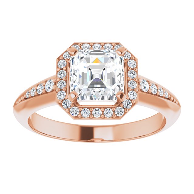 Rose Gold-Asscher