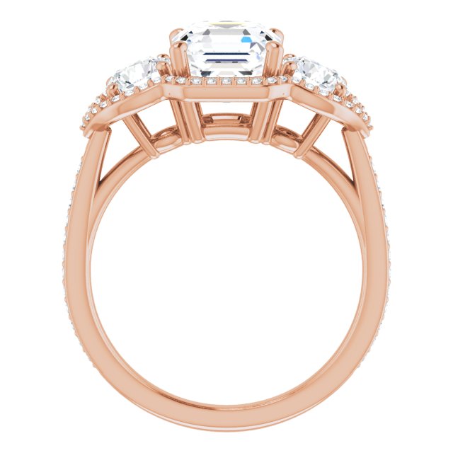 Rose Gold-Asscher