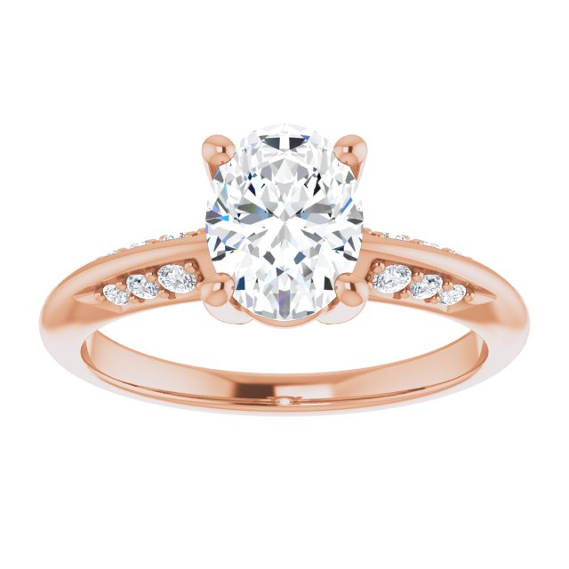 Rose Gold-Oval