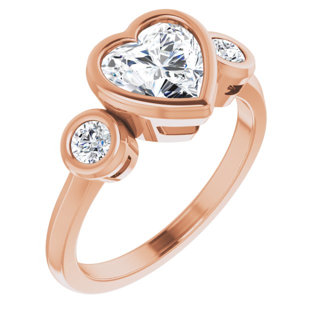 Rose Gold-Heart