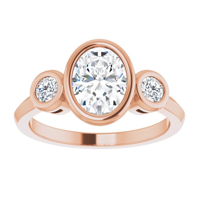 Rose Gold-Oval