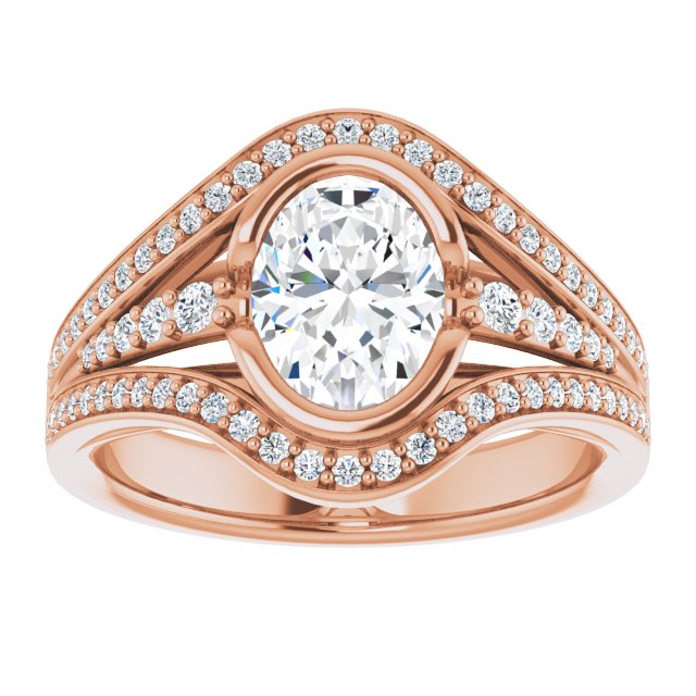 Rose Gold-Oval