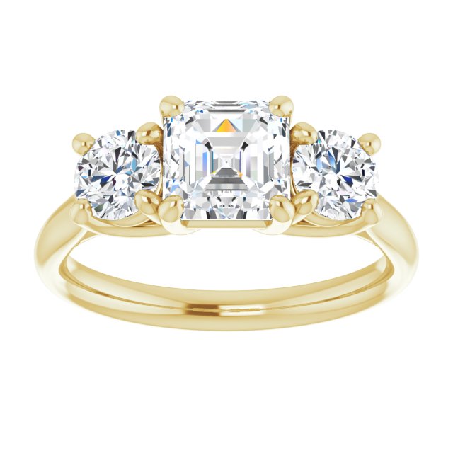 Yellow Gold-Asscher