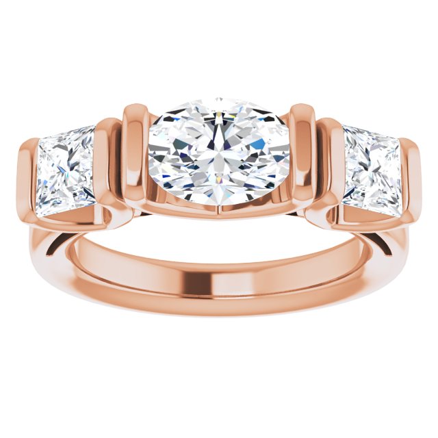 Rose Gold-Oval