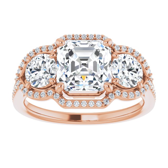 Rose Gold-Asscher