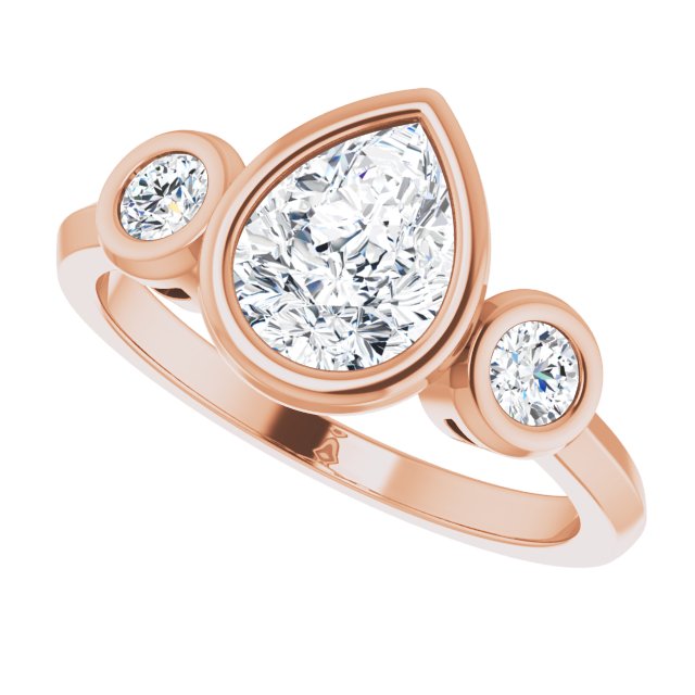 Rose Gold-Pear