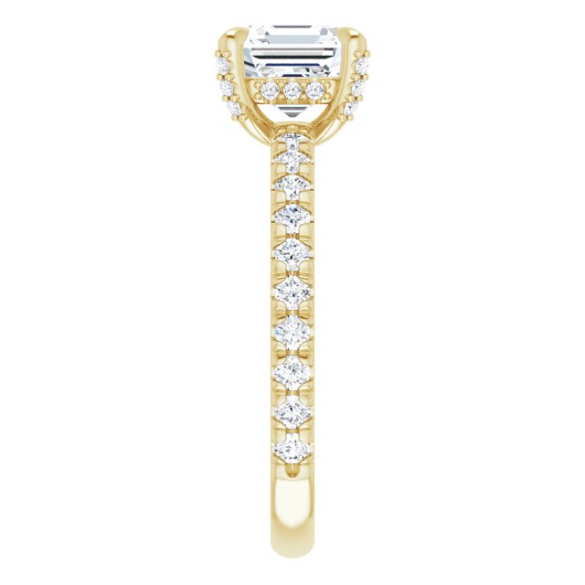 Yellow Gold-Asscher