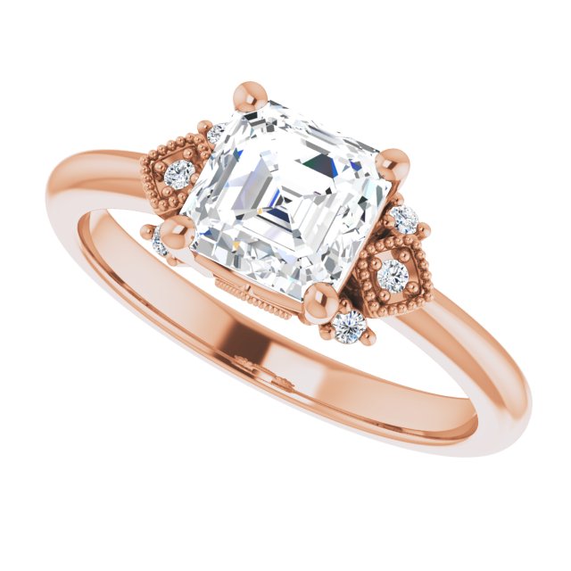 Rose Gold-Asscher