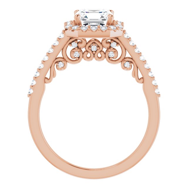 Rose Gold-Asscher