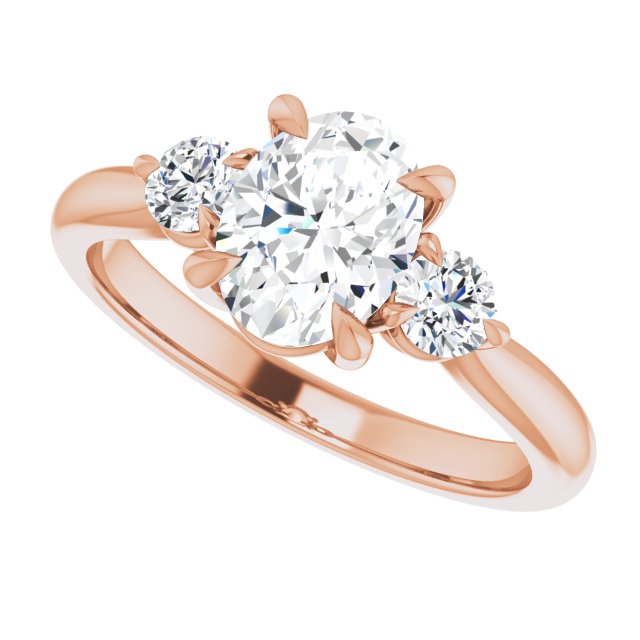 Rose Gold-Oval