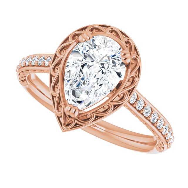 Rose Gold-Pear