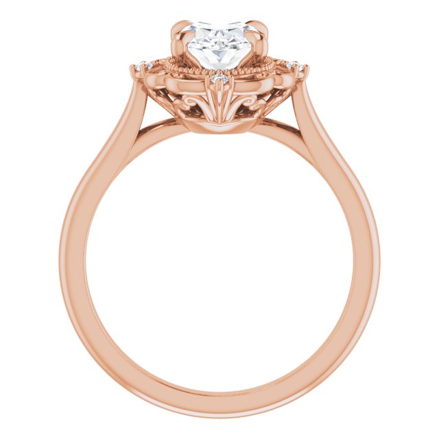 Rose Gold-Oval