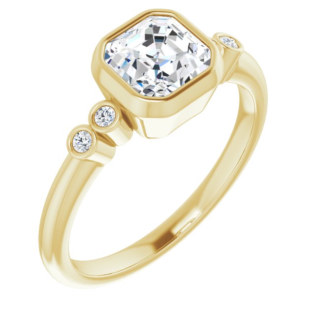 Yellow Gold-Asscher