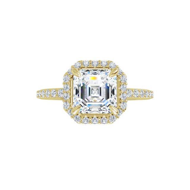 Yellow Gold-Asscher