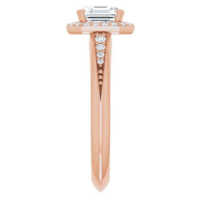 Rose Gold-Asscher