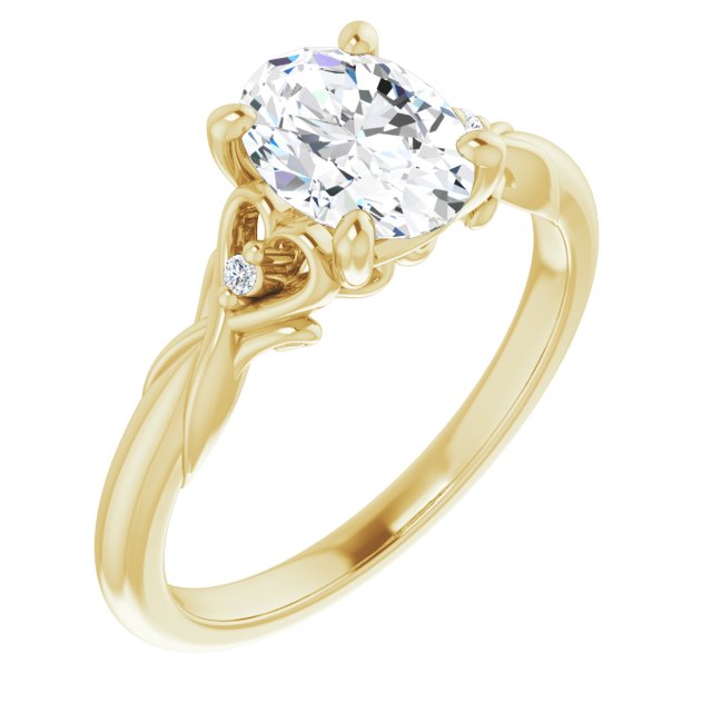 Yellow Gold-Oval