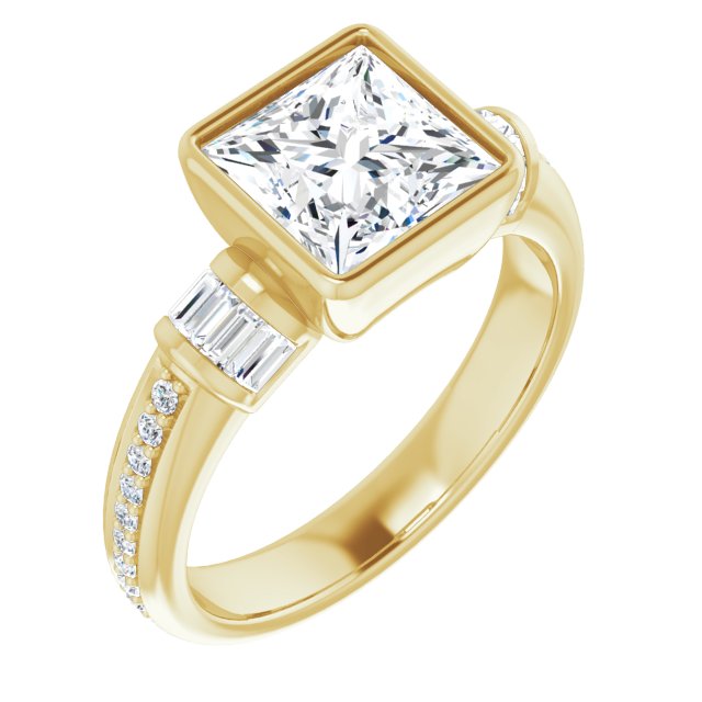 Yellow Gold-Square