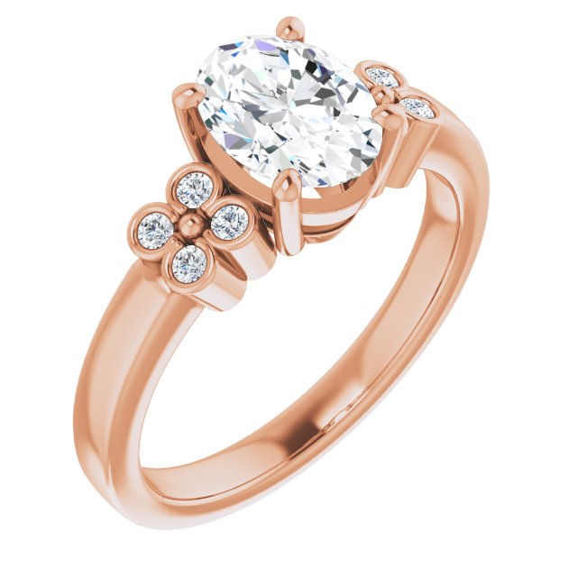 Rose Gold-Oval