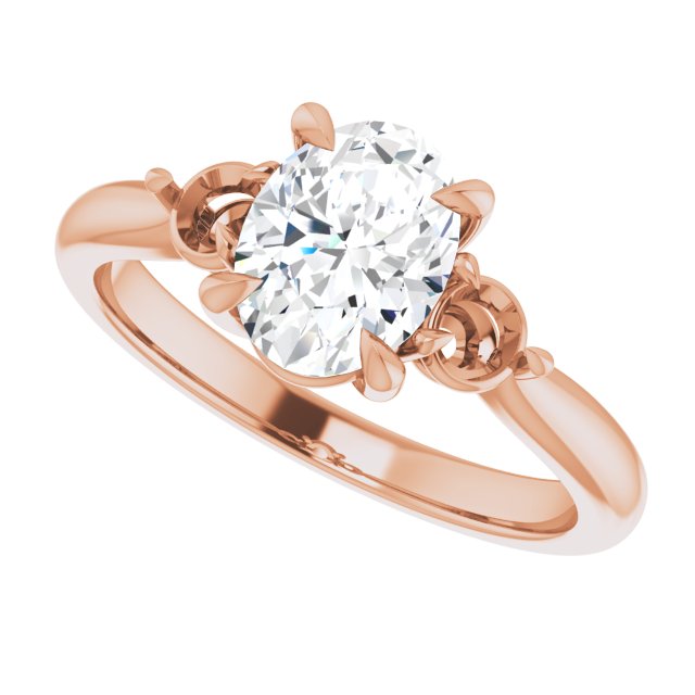 Rose Gold-Oval