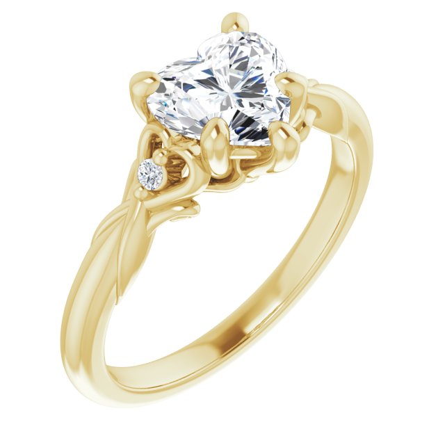 Yellow Gold-Heart