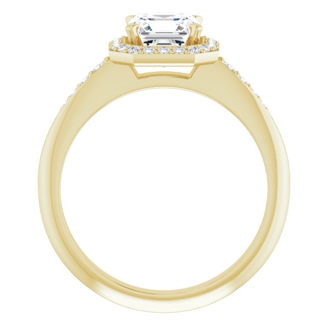 Yellow Gold-Asscher