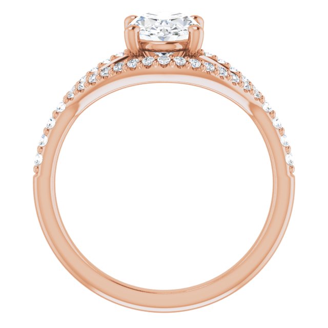 Rose Gold-Oval