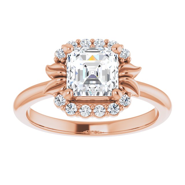 Rose Gold-Asscher