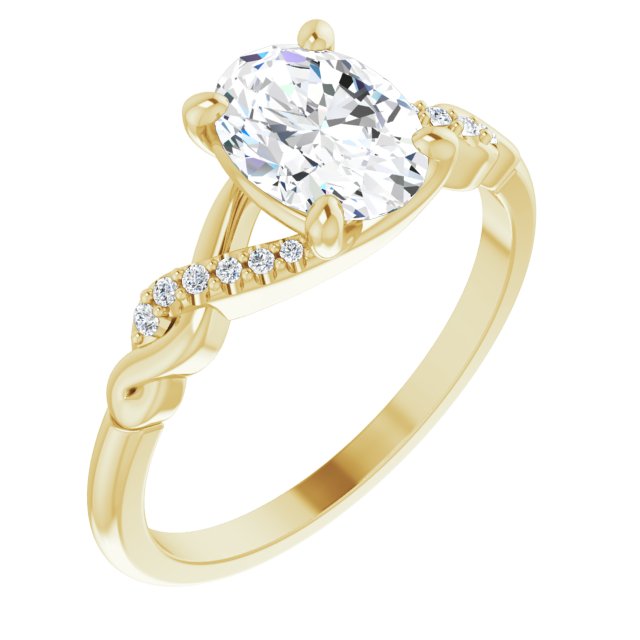 Yellow Gold-Oval