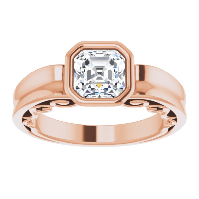 Rose Gold-Asscher