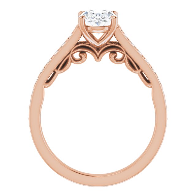 Rose Gold-Oval