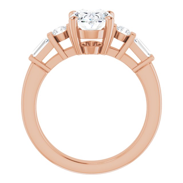 Rose Gold-Oval