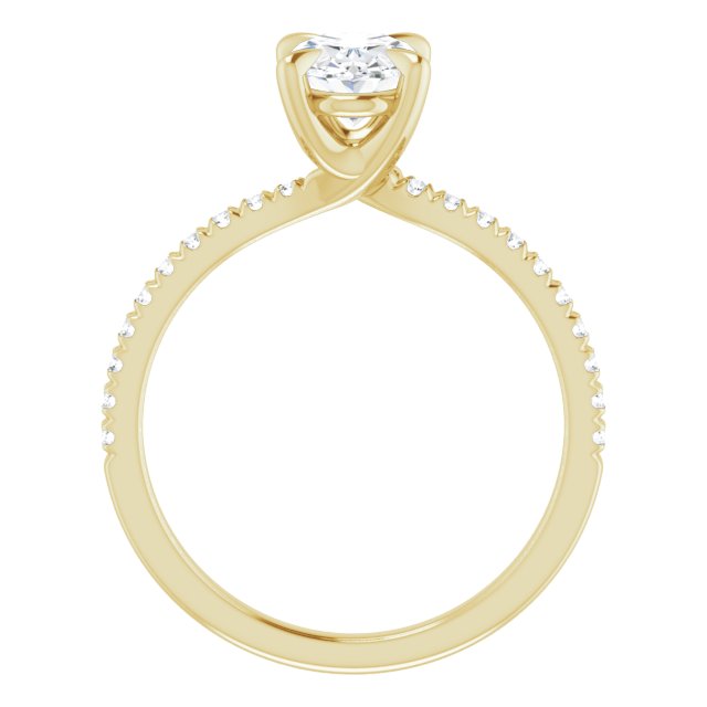 Yellow Gold-Oval