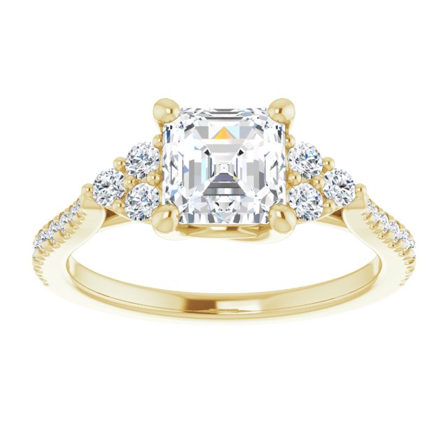 Yellow Gold-Asscher