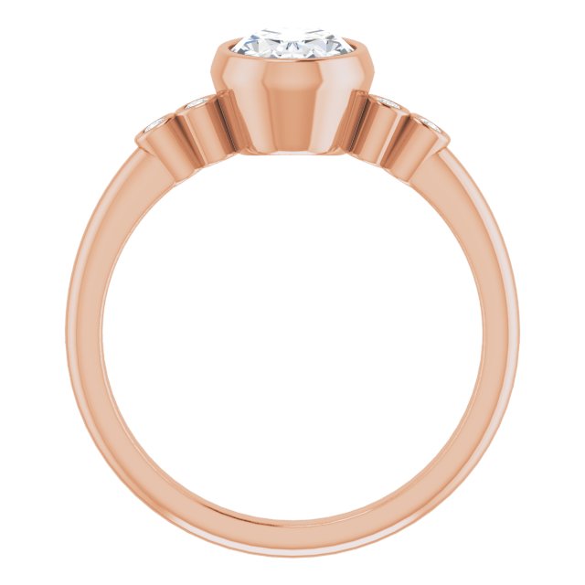 Rose Gold-Oval