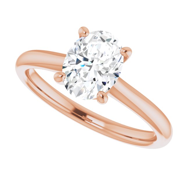 Rose Gold-Oval