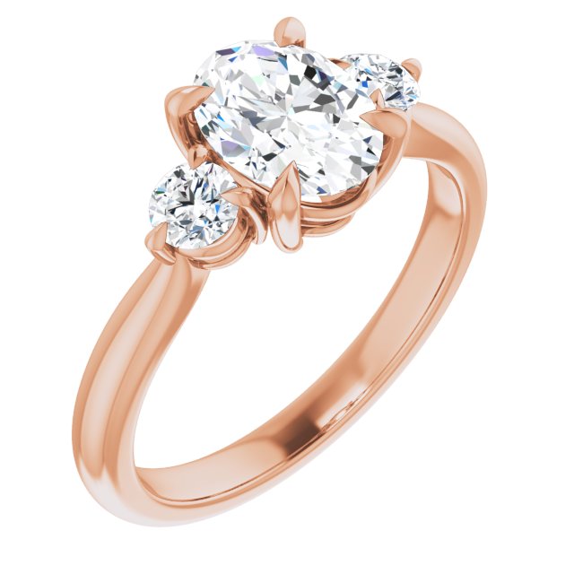 Rose Gold-Oval