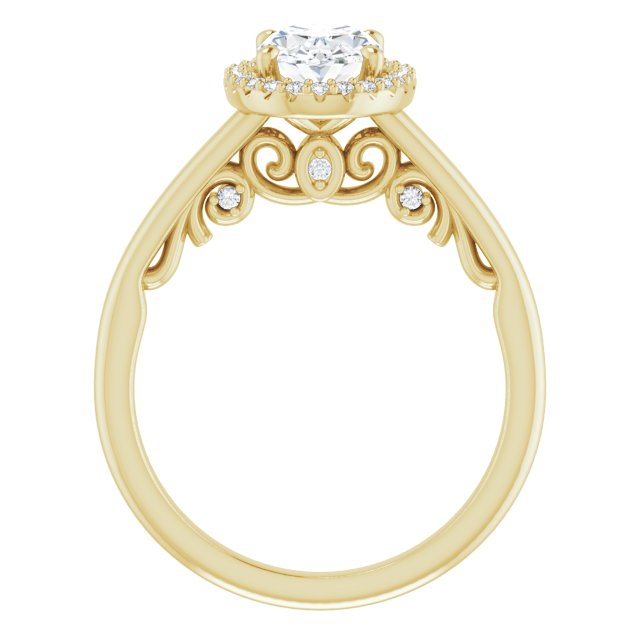 Yellow Gold-Oval