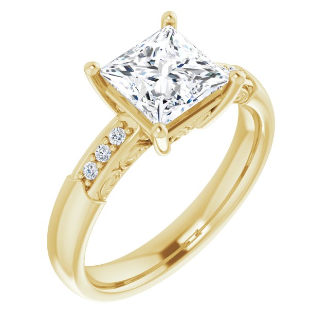 Yellow Gold-Square