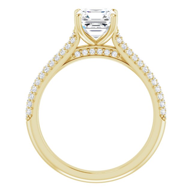 Yellow Gold-Asscher