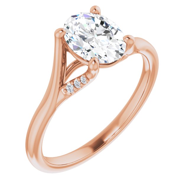 Rose Gold-Oval