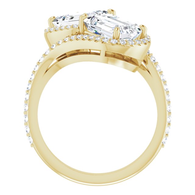 Yellow Gold-Emerald