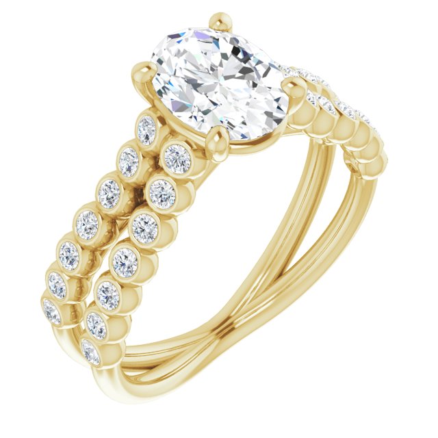 Yellow Gold-Oval