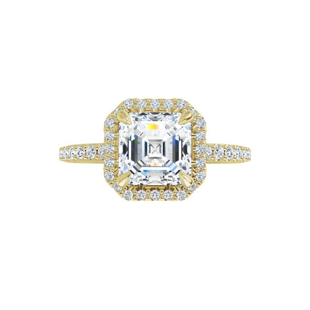 Yellow Gold-Asscher