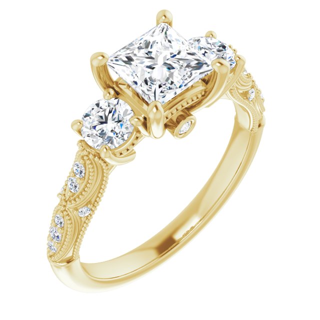 Yellow Gold-Square