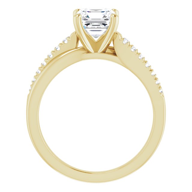 Yellow Gold-Asscher