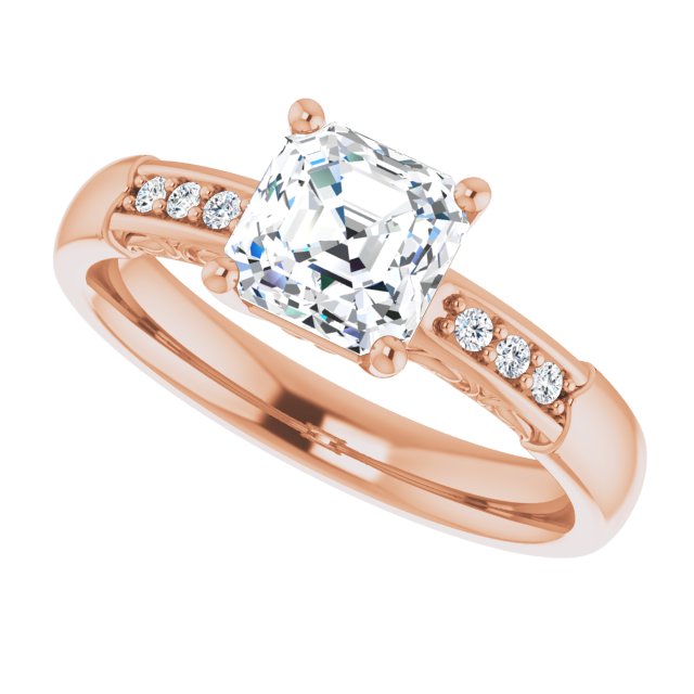 Rose Gold-Asscher