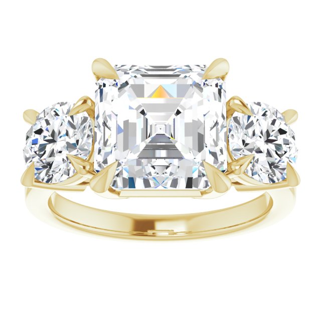 Yellow Gold-Asscher