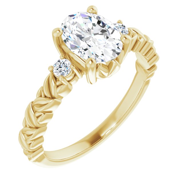 Yellow Gold-Oval