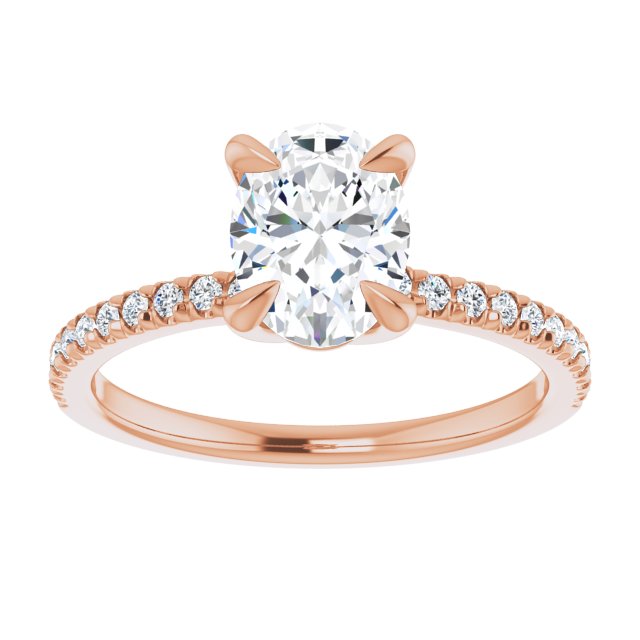 Rose Gold-Oval