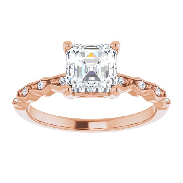 Rose Gold-Asscher